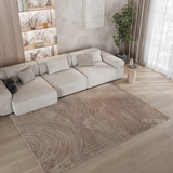 Fluffy japandi vloerkleed zand
