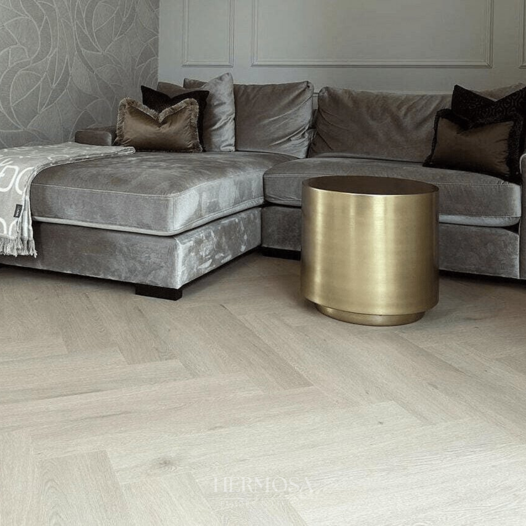Chloé beige eiken PVC Visgraat XL