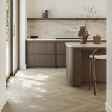 Noa beige eiken PVC Visgraat XL