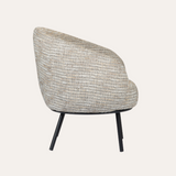 Noor loungestoel licht taupe