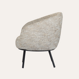 Noor loungestoel licht taupe