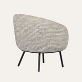 Noor loungestoel licht taupe