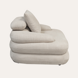 Mila loungestoel beige