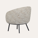 Noor loungestoel licht taupe