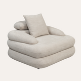 Mila loungestoel beige