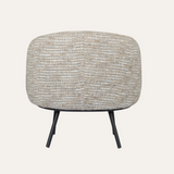 Noor loungestoel licht taupe