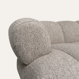 Sofia 2.5-zitsbank taupe boucle (lounge rechts)