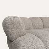 Sofia 4-zitsbank taupe boucle (lounge rechts)