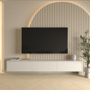 Zwevend tv-meubel matte beige (pre-order)