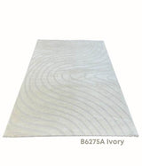 Fluffy japandi vloerkleed B6275A Ivory