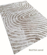 Fluffy japandi vloerkleed B6275A zand