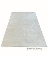 Fluffy japandi vloerkleed B9696A ivory