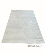 Fluffy japandi vloerkleed B9734A ivory