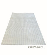 Fluffy japandi vloerkleed C0627A ivory